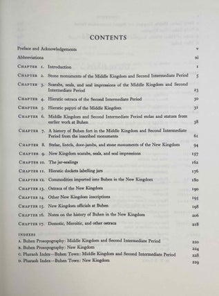 The fortress of Buhen. Vol. I: The archaeological report. Vol II: The inscriptions (complete set)