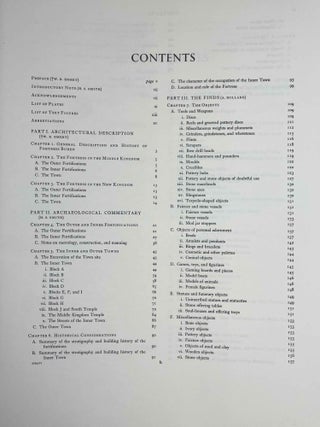 The fortress of Buhen. Vol. I: The archaeological report. Vol II: The inscriptions (complete set)