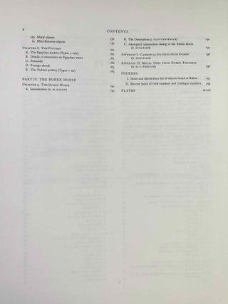 The fortress of Buhen. Vol. I: The archaeological report. Vol II: The inscriptions (complete set)