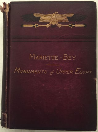 Item #M3918 Monuments of Upper Egypt (English translation of: Itinéraire de la Haute Egypte)....[newline]M3918.jpg