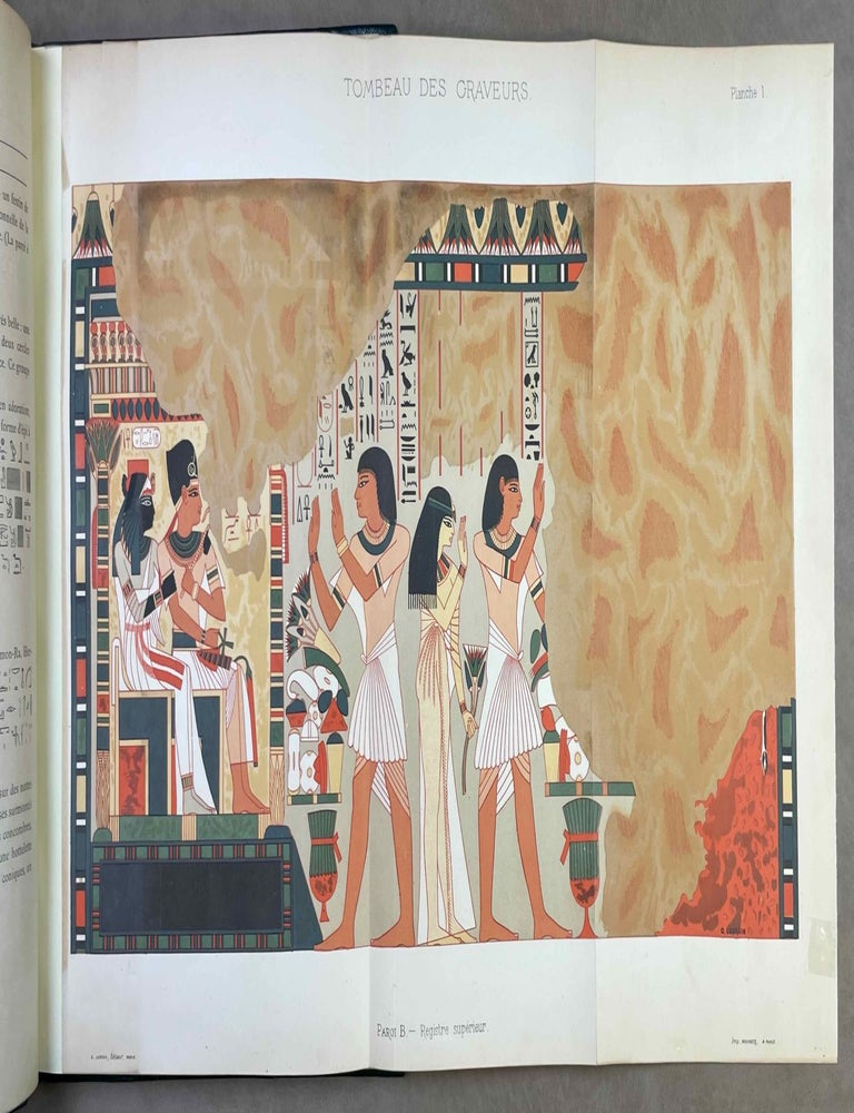 Item #M3929a Tombeaux th&eacute;bains: M&acirc;i, des graveurs, Rat'eserkasenb, P&acirc;ri, Djanni, Apoui, Montou-m-hat, Aba. SCHEIL Vincent.[newline]M3929a-00.jpeg