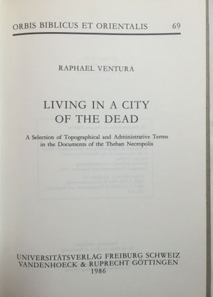 Living in a city of the dead. A selection of topographical and administrative terms in the documents of the Theban Necropolis.[newline]M3935-01.jpg
