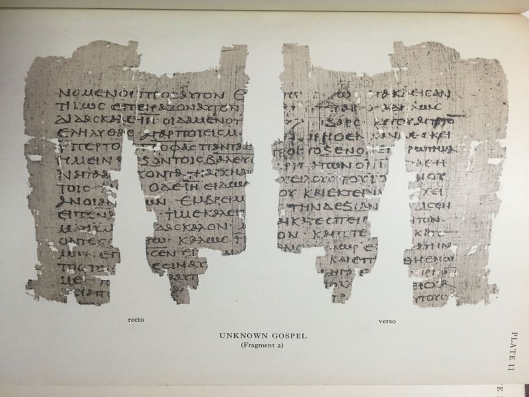 Item #M3936 Fragments of an unknown gospel and other early Christian papyri. BELL H. Idris - SKEAT T. C.[newline]M3936.jpg