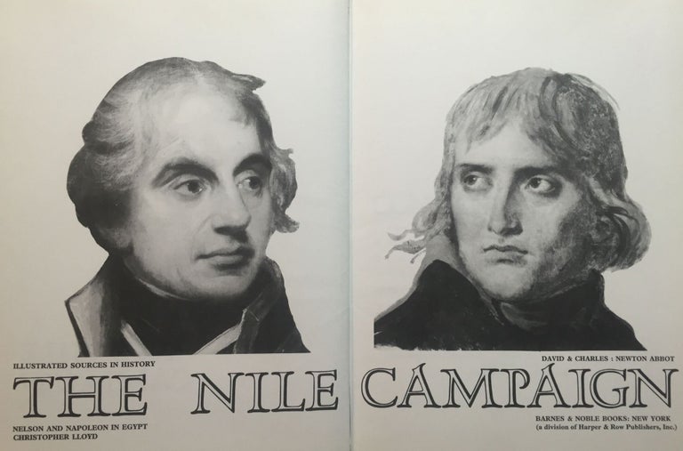 Item #M3937 The Nile campaign. Nelson and Napoleon in Egypt. LLOYD Christopher.[newline]M3937.jpg