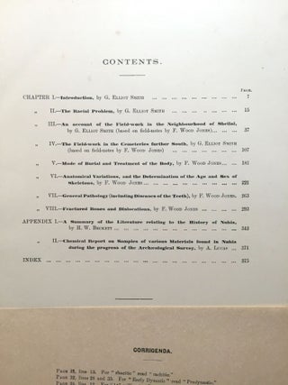 The archaeological survey of Nubia. Report for 1907-1908. Volume II: Report on the human remains. Part 1: Text. Part 2: Plates (complete)[newline]M3940-03.jpg