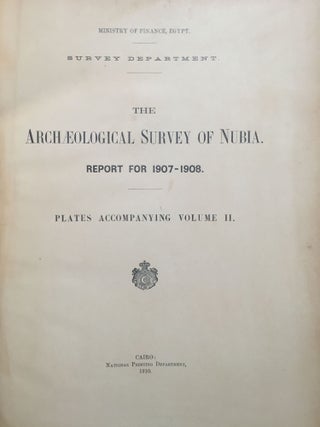 The archaeological survey of Nubia. Report for 1907-1908. Volume II: Report on the human remains. Part 1: Text. Part 2: Plates (complete)[newline]M3940-12.jpg