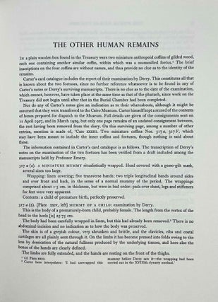 The human remains from the tomb of Tutankhamun