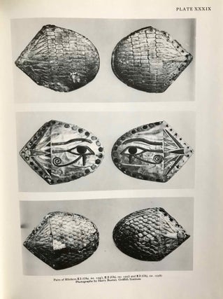 Tutankhamen's tomb series, 9 volumes. 1-A handlist to Howard Carter's catalogue of objects in Tutankhamun's tomb. 2-Hieratic inscriptions from the tomb of Tutankhamen. 3-Composite Bows from the Tomb of Tutankhamun. 4-Self bows and other archery tackle from the tomb of Tutankhamun. 5-The human remains from the tomb of Tutankhamun. 6-Musical instruments from the tomb of Tut'ankhamun. 7-Game-boxes and accessories from the tomb of Tutankhamun. 8-Chariots and Related Equipment from the Tomb of Tutankhamun. 9-Model boats from the tomb of Tut'ankhamûn.