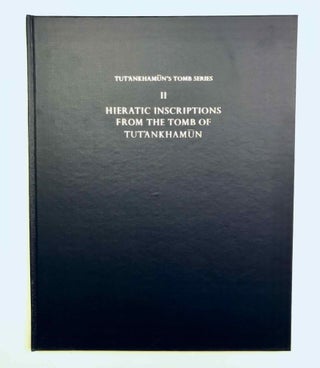 Tutankhamen's tomb series, 9 volumes (complete set) + 2 additional volumes, as follows: 1-A handlist to Howard Carter's catalogue of objects in Tutankhamun's tomb.