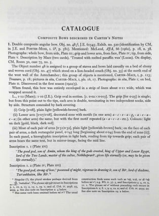 Tutankhamen's tomb series, 9 volumes (complete set) + 2 additional volumes, as follows: 1-A handlist to Howard Carter's catalogue of objects in Tutankhamun's tomb.