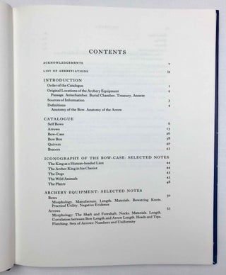Tutankhamen's tomb series, 9 volumes (complete set) + 2 additional volumes, as follows: 1-A handlist to Howard Carter's catalogue of objects in Tutankhamun's tomb.