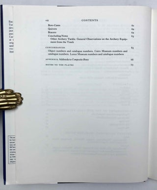 Tutankhamen's tomb series, 9 volumes (complete set) + 2 additional volumes, as follows: 1-A handlist to Howard Carter's catalogue of objects in Tutankhamun's tomb.