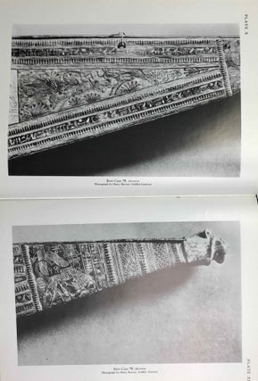 Tutankhamen's tomb series, 9 volumes (complete set) + 2 additional volumes, as follows: 1-A handlist to Howard Carter's catalogue of objects in Tutankhamun's tomb.[newline]M3949f-27.jpeg