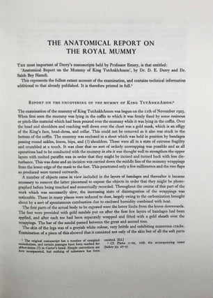 Tutankhamen's tomb series, 9 volumes (complete set) + 2 additional volumes, as follows: 1-A handlist to Howard Carter's catalogue of objects in Tutankhamun's tomb.