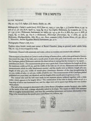 Tutankhamen's tomb series, 9 volumes (complete set) + 2 additional volumes, as follows: 1-A handlist to Howard Carter's catalogue of objects in Tutankhamun's tomb.