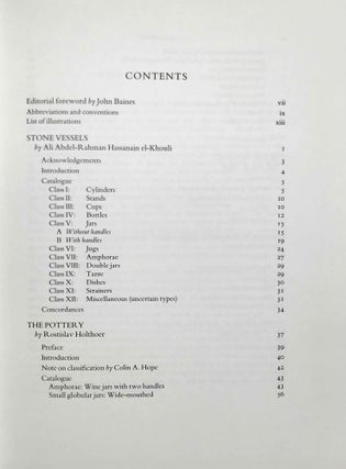 Tutankhamen's tomb series, 9 volumes (complete set) + 2 additional volumes, as follows: 1-A handlist to Howard Carter's catalogue of objects in Tutankhamun's tomb.