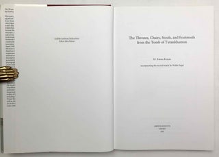 Tutankhamen's tomb series, 9 volumes (complete set) + 2 additional volumes, as follows: 1-A handlist to Howard Carter's catalogue of objects in Tutankhamun's tomb.
