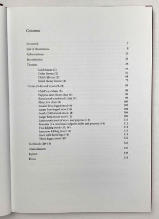 Tutankhamen's tomb series, 9 volumes (complete set) + 2 additional volumes, as follows: 1-A handlist to Howard Carter's catalogue of objects in Tutankhamun's tomb.