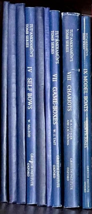 Item #M3949o Tutankhamen's tomb series, 9 volumes (complete set). 1-A handlist to Howard...