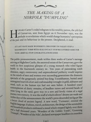 Howard Carter and the discovery of the tomb of Tutankhamun