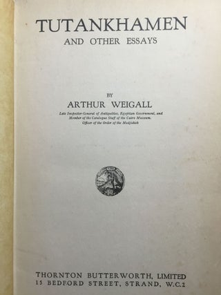 Tutankhamen and other essays[newline]M3958-02.jpg