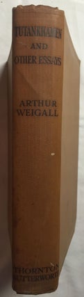 Item #M3958 Tutankhamen and other essays. WEIGALL Arthur E. B