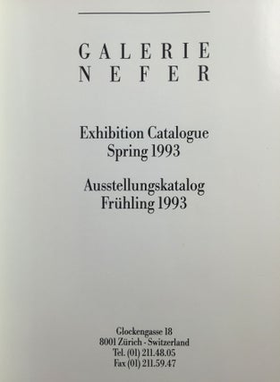 Galerie Nefer, Zürich: Egyptian jewellery