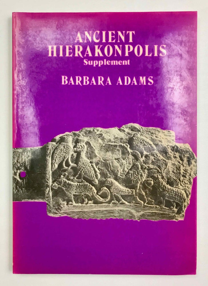 Item #M3975e Ancient Hierakonpolis. Supplement (only). ADAMS Barbara.[newline]M3975e-00.jpeg