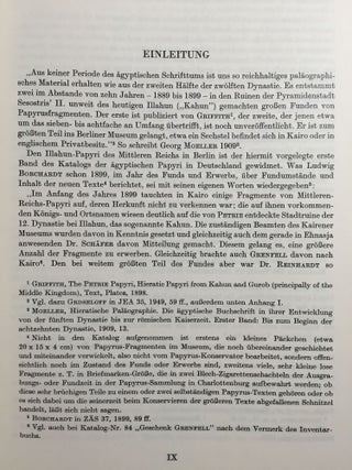 Orientalische Handschriften in Deutschland. Band I: Ägyptische Handschriften, Teil I & II
