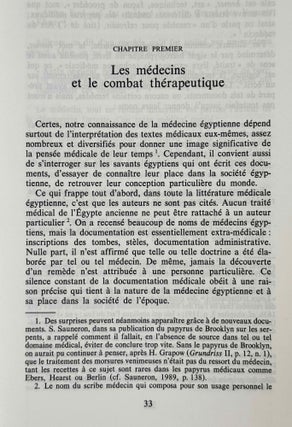 Les papyrus médicaux de l'Egypte pharaonique