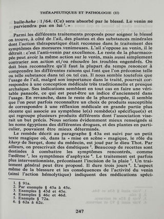 Les papyrus m&eacute;dicaux de l'Egypte pharaonique