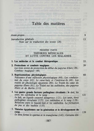 Les papyrus médicaux de l'Egypte pharaonique