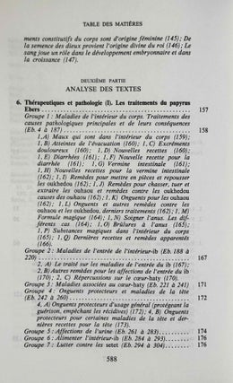 Les papyrus médicaux de l'Egypte pharaonique