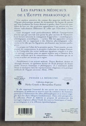 Les papyrus médicaux de l'Egypte pharaonique