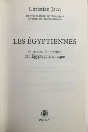 Les Egyptiennes. Portraits de femmes de l'Egypte pharaonique.[newline]M4005-01.jpg