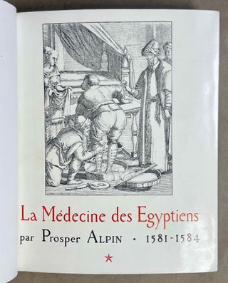 La médecine des Egyptiens. 1581-1584. 2 volumes (complete set)[newline]M4018a-02.jpeg