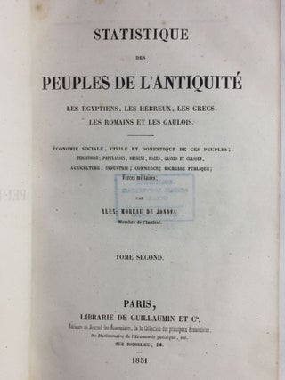 Statistique des peuples de l'Antiquité, 2 volumes (complete set)[newline]M4019-07.jpg
