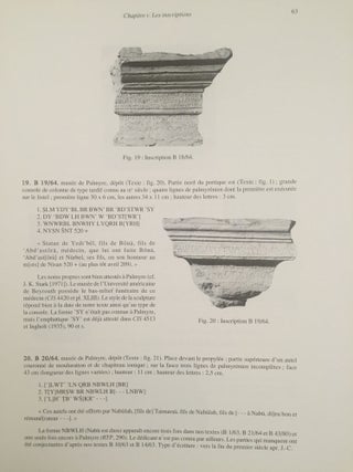 Le sanctuaire de Nabu à Palmyre. Vol. I: Texte. Vol. II: Planches (complete set)[newline]M4022a-06.jpg