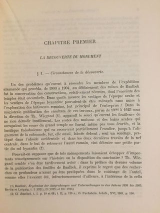 L'autel monumental de Baalbek