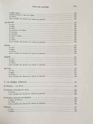 Eglises syriennes à Bêma + Eglises de village de la Syrie du Nord, Planches & Album. 3 volumes (complete set)[newline]M4034f-11.jpeg