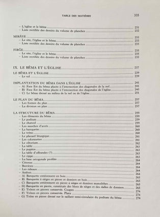 Eglises syriennes à Bêma + Eglises de village de la Syrie du Nord, Planches & Album. 3 volumes (complete set)[newline]M4034f-13.jpeg