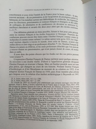 L'Institut Français de Damas au Palais d'Azem (1922-1946) à travers les archives