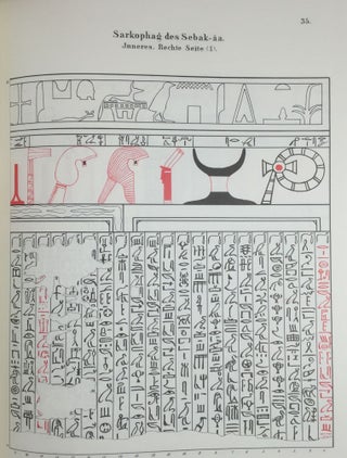 Item #M4048 Aelteste Texte des Todtenbuchs nach Sarkophagen des Altaegyptischen Reichs im...[newline]M4048.jpg