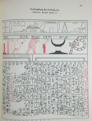 Item #M4048 Aelteste Texte des Todtenbuchs nach Sarkophagen des Altaegyptischen Reichs im...