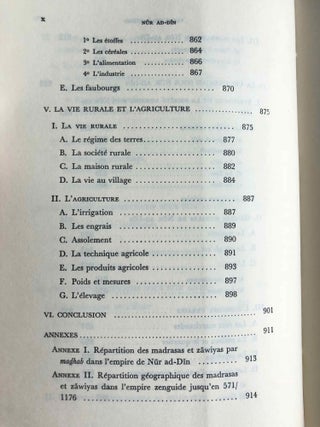 Nur ad-Din. Un grand prince musulman de Syrie au temps des Croisades (511-569 H. / 1118-1174). Tomes I, II & III (complete set)