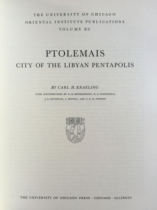 Ptolemais. City of the Libyan Pentapolis[newline]M4082-02.jpg