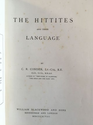 The Hittites and their language[newline]M4086-02.jpg