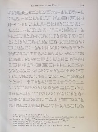 Les textes des pyramides, 4 volumes: T = Téti, P = Pépi I, M = Merenrê, N = Neferkare Pépi II (Without O = Ounas)[newline]M4090-04.jpg