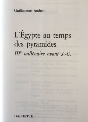 L'Egypte au temps des pyramides. IIIe millénaire av. J.-C.[newline]M4108-01.jpg