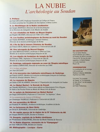 La Nubie. L'archéologie au Soudan.